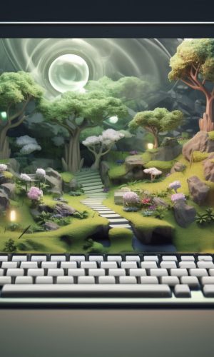 3d-rendering-laptop