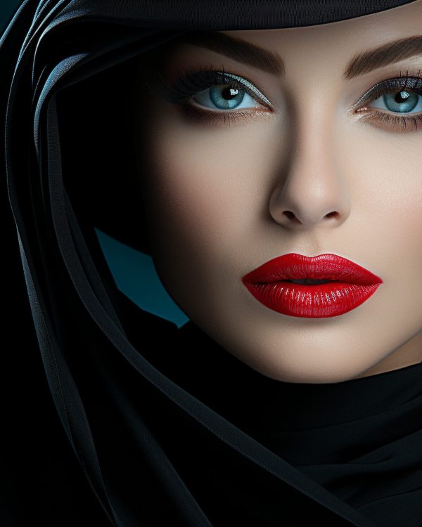Beautiful woman with elegant fashion, looking at camera with sensuality generated by artificial intellingence